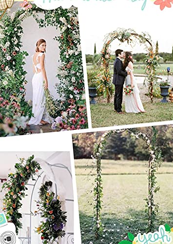 Arbours Gartenlaube Pergola Bogen, Metall Rosenbögen, für Verschiedene Kletterpflanzen Hochzeit Garten Brautparty… – Bild 6