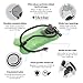 hydro.style Hydration Bladder Water Reservoir Bag for Hiking, Biking, Running, Camping and all Outdoor Activities, 3 L, Green