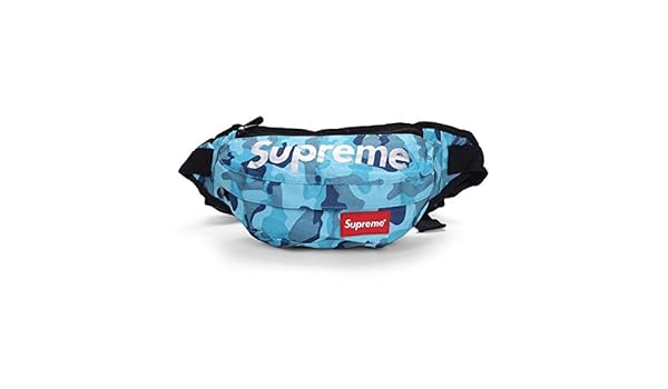teal supreme fanny pack