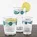 Corelle Coordinates by Reston Lloyd South Beach Acrylic Tumbler Glasses (Set of 6), 19 oz., Clear