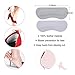 Leather Heel Grips,Keeprone Heel Shoe Inserts Heel Pads for Shoes That Are Too Big, No Slip Heel Liners for Loose Shoes,Unisex,5 Pairs.