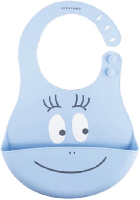 Amazon Co Jp バーバパパ For Baby シリコンビブ Barbabright Bpu 1603 よだれかけ スタイ 可愛い 赤ちゃん 出産祝い プレゼント ブルー ベビー マタニティ