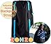 Zohzo Drawstring Stroller Travel Bag - for Air Travel with Double Stroller, Single Stroller, or Umbrella Stroller (Black)