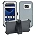 AlphaCell Cover Compatible with Galaxy S7 | Full Body Protection with Carrying Belt Clip | Shock-proof Protective (Grey)