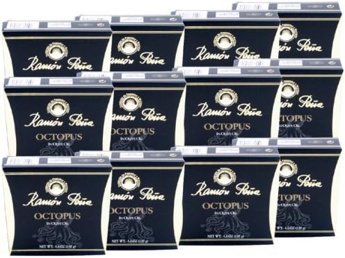 Octopus in Olive Oil (Case of 12 - 4.6 Ounce Tins)