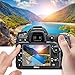 (3-Pack) Tempered Glass Screen Protector for Nikon D3500 D3400 D3300 D3200 D3100, Akwox [0.3mm 2.5D High Definition 9H] Optical LCD Premium Glass Protective Cover