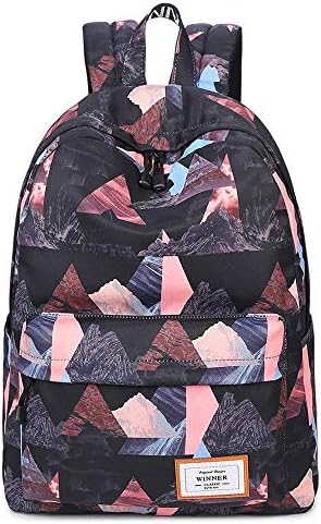 Silver Tulip College Shoulders Bags Children School Book Bags Girls Travel Canvas Backpack (colorful)
