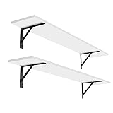 DINZI LVJ Long Wall Shelves, 39.4Inch Wall Mounted