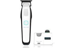 Supreme Trimmer Recharge ST777 – Professional Barber Trimmer with 2 Removable Batteries | 8000 RPM Motor, Zero Gap DLC Blades, Smart Charging Dock, USB-C Fast Charge