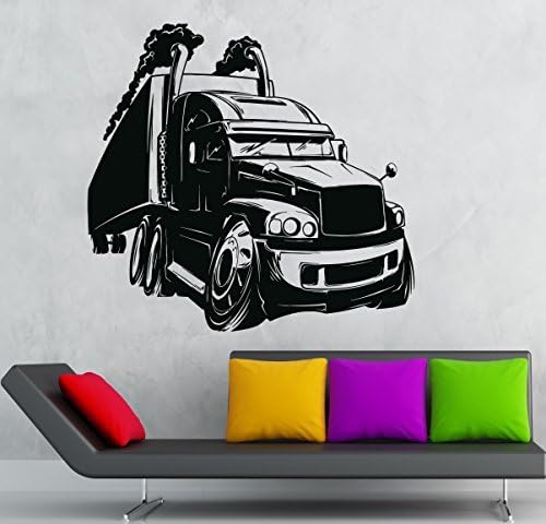 Little Angle Wall Stickers Vinyl Decal Truck Trucker Car Garage Decor Nursery (Ig2148)