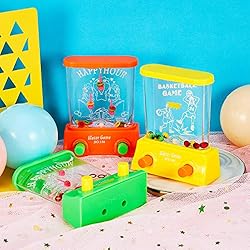 Gejoy 4 Pieces Water Games Handheld Water Ring Toss