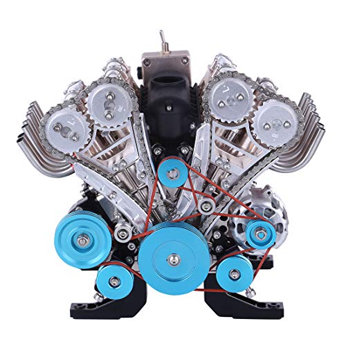 HMANE V8 Engine Model Kits for Adults, 500+Pcs 13 Metal Mechanical
