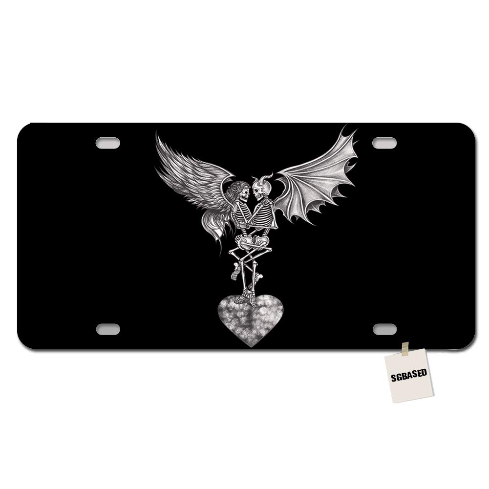 Angel Novelty Metal License Plate