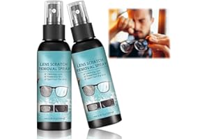 POSLAB 2pcs-Lens Scratch Removal Spray，eye glass cleaners spray，eyeglass scratch remover,scratch remover for sunglasses,scratch remover for eyeglasses,Eyeglass Cleaning Tools for Lenses Screens,(100ml)