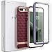 Caseology Screen Protector for iPhone 8 Plus/iPhone 7 Plus Tempered Glass (2017) - Burgundy