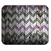Purple Gray Vintage Wood Chevron Unique Custom Mouse Pad Mousepad