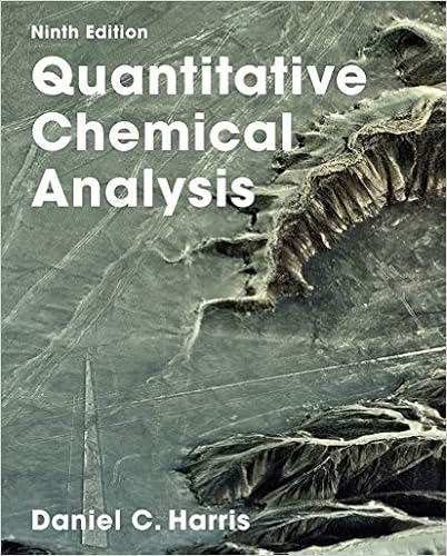 Quantitative Chemical Analysis May 29 2015 Harris Daniel C 9781319154141 Daniel C Harris Books