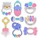 HAHA Baby Girls Boys Toys Toddler Sensory Rattles Teethers Gift Toy Set for 0 3 6 to 12 Months Infant Newborn Kids