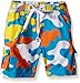Kanu Surf Boys' Specter Quick Dry UPF 50+ Beach Swim Trunk, Camo Aqua, 3T