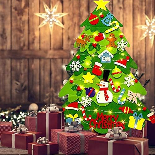 Lavoretti Di Natale Feltro E Pannolenci.Ibaste S Albero Feltro E Pannolenci Feltro Albero Di Natale In Feltro Fai Da Te Set Forniture Per Feste Di Natale Per Asilo Nido Regalo Per Bambini Amazon It Sport E Tempo Libero