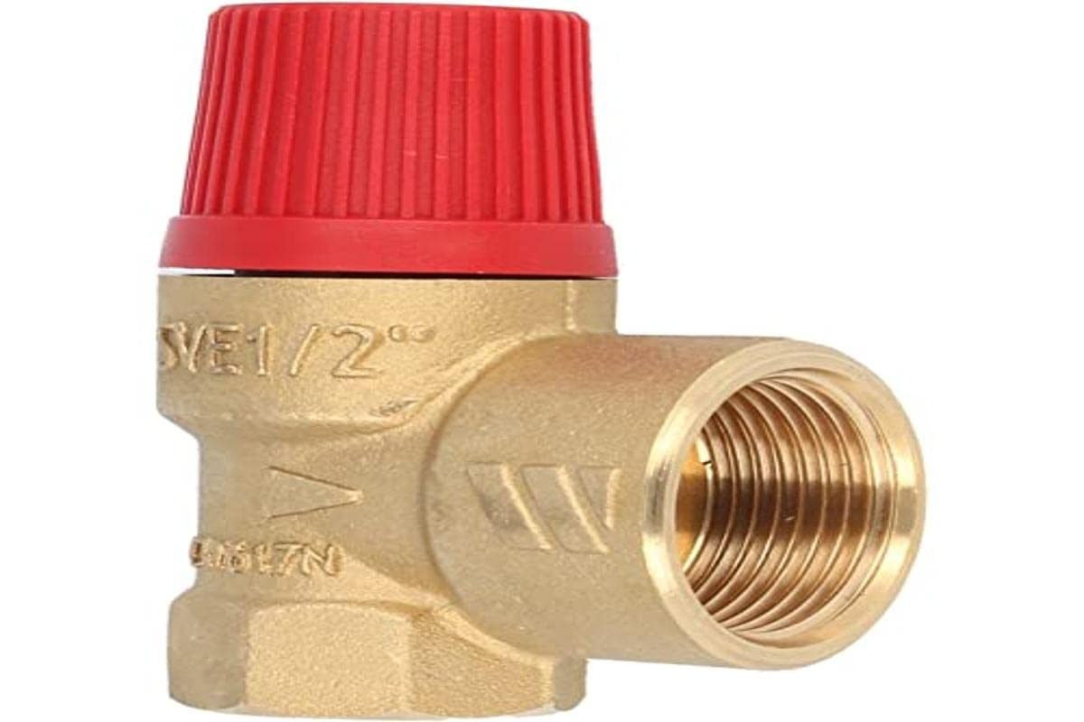 Watts Diaphragm Safety Valve for Closed Heating System 3 Bar Up to 50 kW Thread E 1/2 - A 3/4
