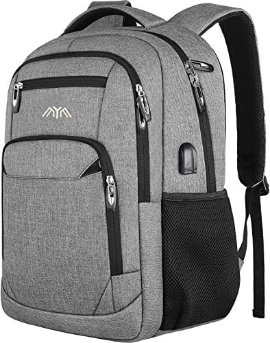 Schulrucksack Jungen Mädchen Teenager, Rucksack Schule Laptop Rucksack für Herren Damen Daypacks für 15.6 Zoll Laptop Business Rucksack mit USB Ladeanschluss