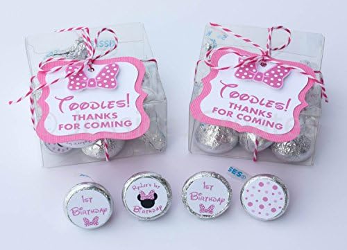 Minnie Mouse Party Favors - Party Favor Kit - Minnie Mouse Favors - Label - Stickers - Personalized Party Favors