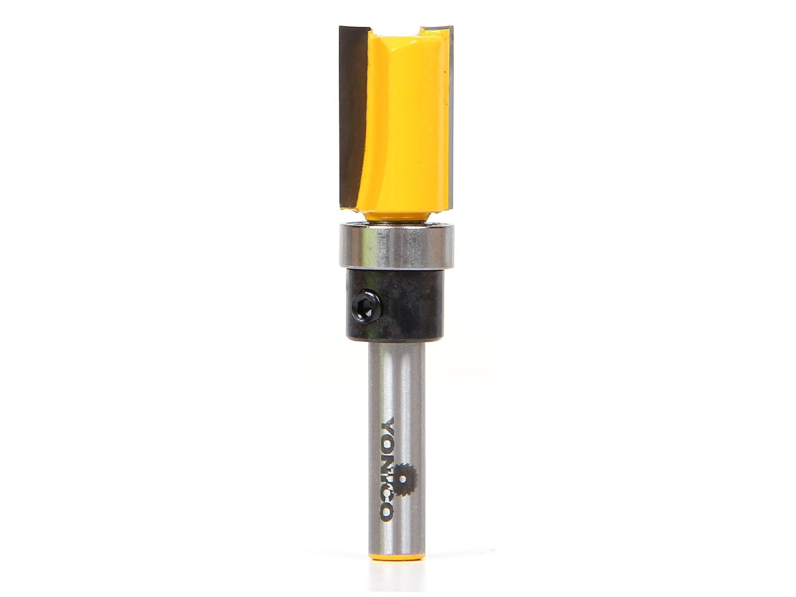 Yonico 14123q - Flush Trim Template Router Bit, Diameter: 1/2", Cutting Height: 3/4" - 1/4" Shank โ image 1