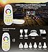 LGIDTECH FUT096 Mi.Light RGBW 4-Zone 2.4GHz RF Remote Full Touch LED Controller(Battery Excluded),Used for Miboxer RGB RGBW LED Strip Lights Controller Receiver Box FUT037 FUT038(Excluded)