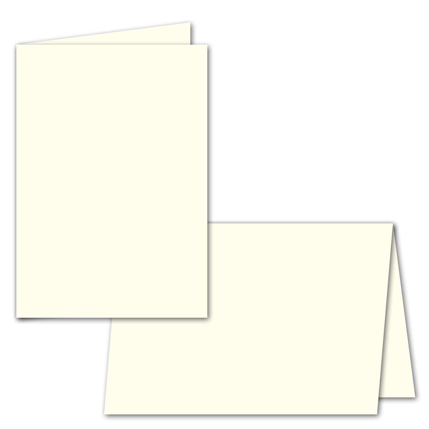 Insert for A5 Cards folded 297 x 210 mm (210 x 148 mm) 100 Stück natural white