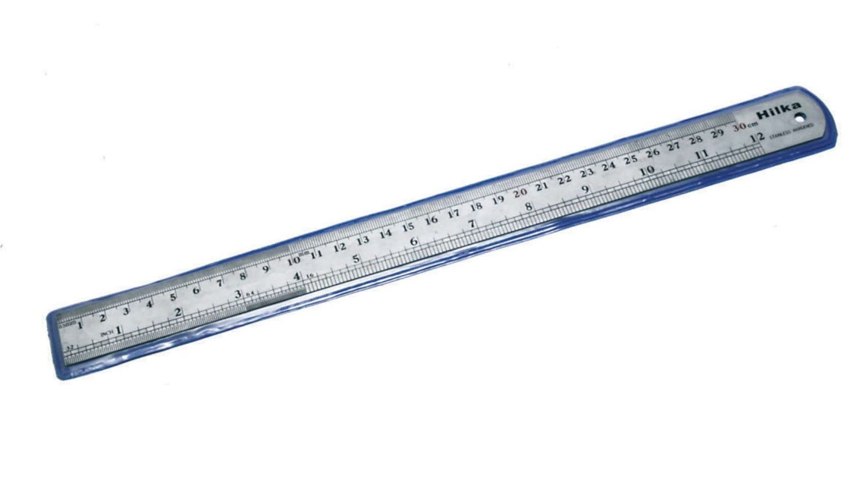 12" MATT STAINLESS STEEL RULER