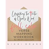 Verse Mapping Workbook: 52 weeks of Unfolding the Truth of God's Word: Full Color Edition with Gray Grid Dot Pages