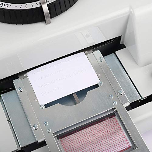 Embossing Machine 72 Characters Card Embosser Printer Gift Card Credit ID PVC Card Embosser Stamping Machine Manual Embosser Machine - Thumbnail 6