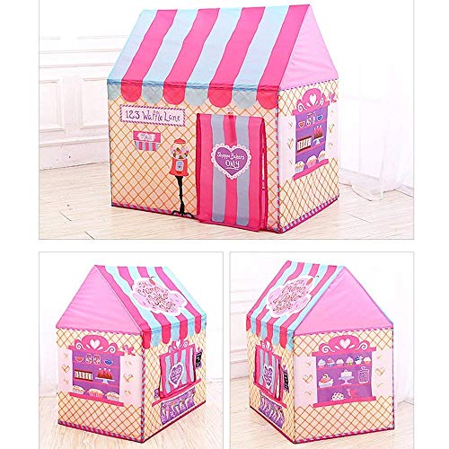Nice2you Kid Tent Children Play Tent Toy Indoor Outdoor Playhouse Candy Castle with Carrying Bag for Girls Boys 2 3 4 5 6 Years Old Perfect for Birthday, Party, Christmas