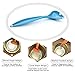 Super Design 3PCS Can Covers Scoop Packaging,BPA Free Silicone Can Cover for Multiple Sizes with Melamine Food Scoop,for Dog and Cat, Small Scoop, Blue