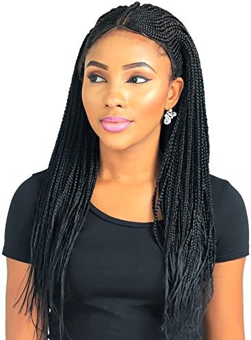 Cornrow Fulani Braid Wig - Color 1-22 inches