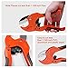 HARVET Ratchet-type PVC Pipe Cutter for Cutting PPR Plastic Hoses and Plumbing Pipes Up to 1-5/8