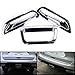 Combo Direct Fit 2014 2015 2016 Nissan X-Trail(T32)/ Rogue Chrome Rear Fog Lamp Brake Light + Back Door Handle Bowl Cover Trim