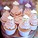 Aiming West Set of 50 Plain Cloud Writable Cake Cupcake Muffin Topper Decoration Birthday Baby Shower Wedding Decoration