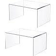 Amazon.com: 2 PC of 12'' Extra Large 5mm Thickness Clear Acrylic Risers ...