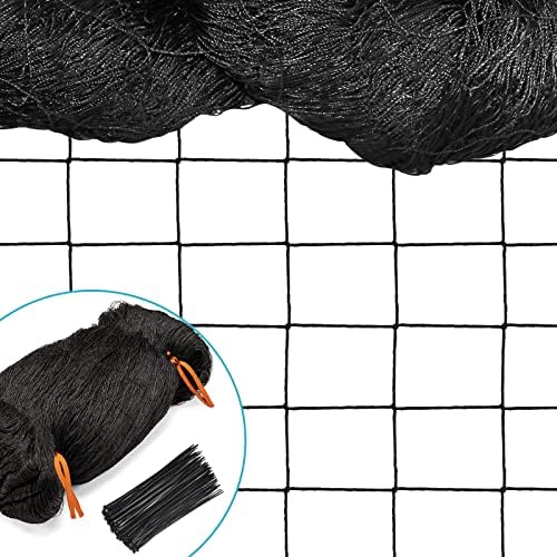 Bird Netting 50’ x 50’ Poultry Netting with 2.4” Square Mesh for