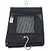 ALYER Hanging Mesh Shower Caddy Organizer Bathroom Storage Bag with Hooks for College Dorm, Gym, Swimming,RV and Travel,Black