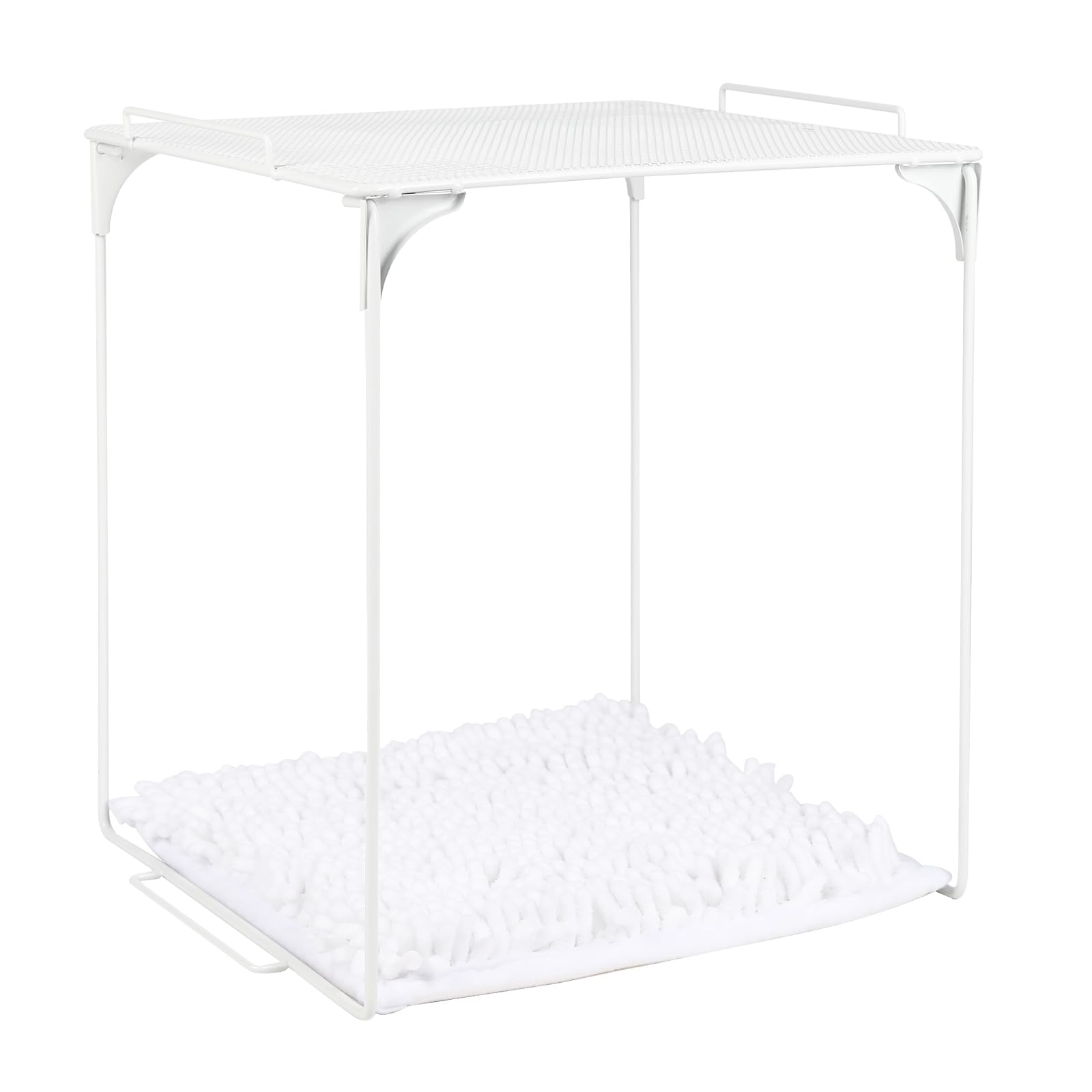 Photo 1 of AUECOOME Locker Organizer Shelf and Locker Carpet Decorating Kit Suitable for School, Office Back to School Essentials (1, White)