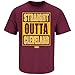Cleveland Basketball Fans. Straight Outta Cleveland. Maroon T Shirt (Sm-5X)