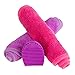 VIDI Luxury Reusable Make up Remover Cloth (2 Pack) and Makeup Brush Cleaner, Microfibre Face Make Up Cloths Pink and Purple