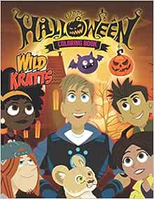 Wild Kratts Halloween Coloring Book: for Stress Relieving ...