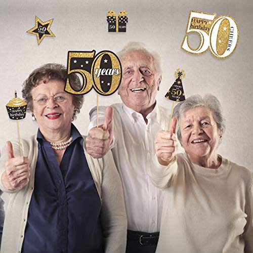 6 Birthday+Decoration+Centerpiece+Glitter+Supplies