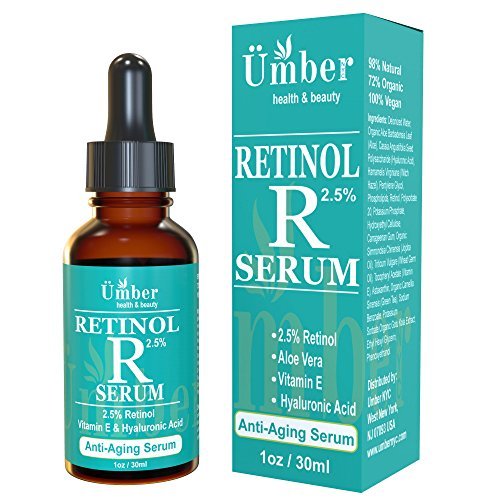 Retinol serum 2.5% anti-aging serum with vitamin e &…