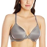 Maidenform Women's One Fab Fit Extra Coverage Lace T-Back, Steel Grey, 36B