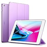 ESR Yippee Trifold Smart Case for iPad 9.7 2018/2017[A1822, A1823,A1893,A1954], Lightweight Smart Cover with Auto Sleep/Wake, Hard Back Cover for iPad 9.7 iPad 5th / 6th Generation, Lavender